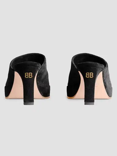 Balenciaga Women's Fargo Mules - Black | Thumbnail 4 Balenciaga Women's Fargo Mules - Black | Thumbnail 4