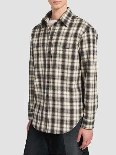 Balenciaga Men's Regular Fit Shirt - Multicolored | Thumbnail 3 Balenciaga Men's Regular Fit Shirt - Multicolored | Thumbnail 3