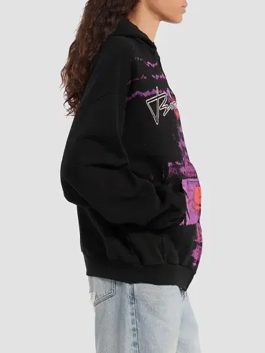 Balenciaga Women's Dream Zip-Up Hoodie - Black | Thumbnail 3 Balenciaga Women's Dream Zip-Up Hoodie - Black | Thumbnail 3