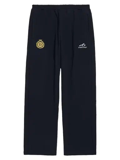 Balenciaga Men's Soccer Baggy Sweatpants - Black | Thumbnail 1 Balenciaga Men's Soccer Baggy Sweatpants - Black | Thumbnail 1