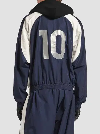 Balenciaga Men's Soccer Tracksuit Jacket - Marine Blue | Thumbnail 4 Balenciaga Men's Soccer Tracksuit Jacket - Marine Blue | Thumbnail 4