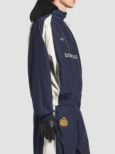 Balenciaga Men's Soccer Tracksuit Jacket - Marine Blue | Thumbnail 5 Balenciaga Men's Soccer Tracksuit Jacket - Marine Blue | Thumbnail 5