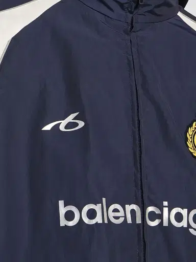 Balenciaga Men's Soccer Tracksuit Jacket - Marine Blue | Thumbnail 6 Balenciaga Men's Soccer Tracksuit Jacket - Marine Blue | Thumbnail 6