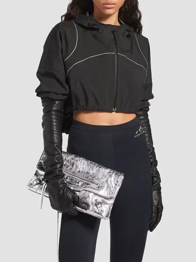 Balenciaga Women's Le City Clutch - Silver | Thumbnail 3 Balenciaga Women's Le City Clutch - Silver | Thumbnail 3