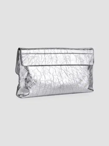 Balenciaga Women's Le City Clutch - Silver | Thumbnail 6 Balenciaga Women's Le City Clutch - Silver | Thumbnail 6