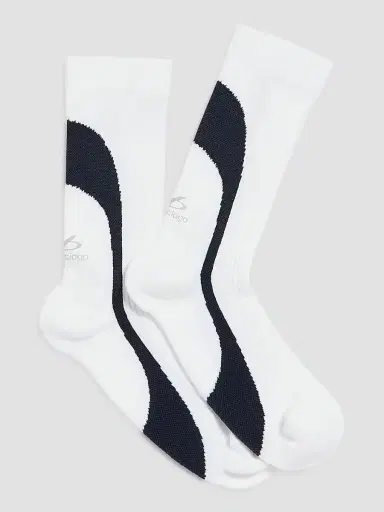 Balenciaga Men's Techwear Technical Socks - White Navy - Size Large | Thumbnail 3 Balenciaga Men's Techwear Technical Socks - White Navy - Size Large | Thumbnail 3