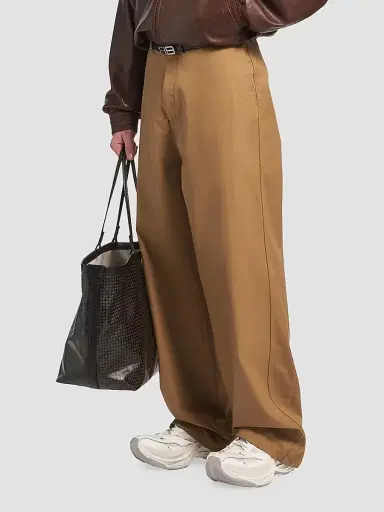 Balenciaga Men's Large Chino Pants - Camel | Thumbnail 2 Balenciaga Men's Large Chino Pants - Camel | Thumbnail 2