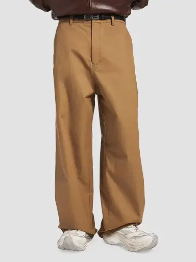 Balenciaga Men's Large Chino Pants - Camel | Thumbnail 3 Balenciaga Men's Large Chino Pants - Camel | Thumbnail 3