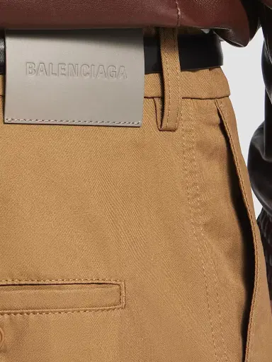 Balenciaga Men's Large Chino Pants - Camel | Thumbnail 4 Balenciaga Men's Large Chino Pants - Camel | Thumbnail 4