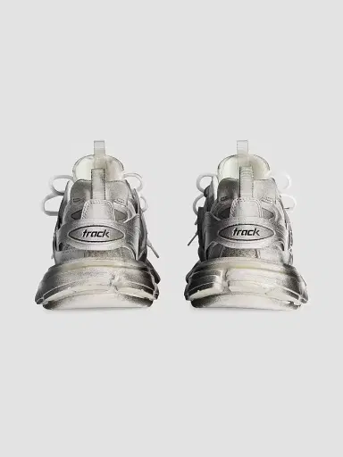 Balenciaga Women's Track Stencil Logo Sneakers - Black White | Thumbnail 3 Balenciaga Women's Track Stencil Logo Sneakers - Black White | Thumbnail 3