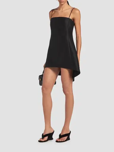 Balenciaga Women's Babydoll Strap Dress - Black | Thumbnail 2 Balenciaga Women's Babydoll Strap Dress - Black | Thumbnail 2
