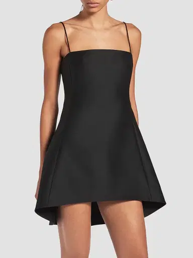Balenciaga Women's Babydoll Strap Dress - Black | Thumbnail 3 Balenciaga Women's Babydoll Strap Dress - Black | Thumbnail 3