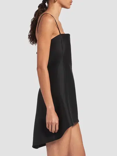 Balenciaga Women's Babydoll Strap Dress - Black | Thumbnail 4 Balenciaga Women's Babydoll Strap Dress - Black | Thumbnail 4