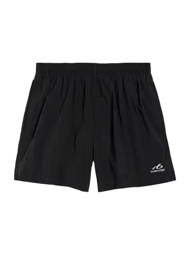 Balenciaga Men's Bodies Swim Shorts - Black | Thumbnail 1 Balenciaga Men's Bodies Swim Shorts - Black | Thumbnail 1