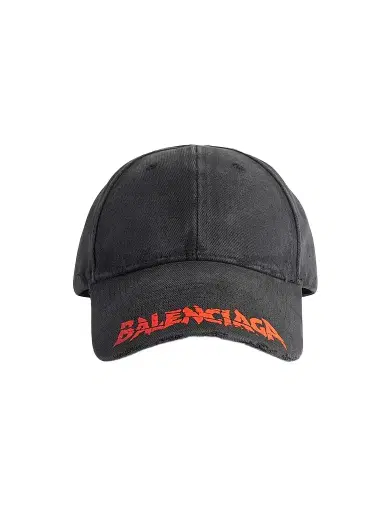 Balenciaga Men's Logo Baseball Cap - Black - Size Medium | Thumbnail 1 Balenciaga Men's Logo Baseball Cap - Black - Size Medium | Thumbnail 1