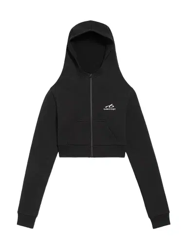 Balenciaga Women's Techwear Cocoon Hoodie - Black - Size Large | Thumbnail 1 Balenciaga Women's Techwear Cocoon Hoodie - Black - Size Large | Thumbnail 1
