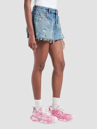Balenciaga Women's Track Stencil Logo Sneakers - Pink White | Thumbnail 7 Balenciaga Women's Track Stencil Logo Sneakers - Pink White | Thumbnail 7