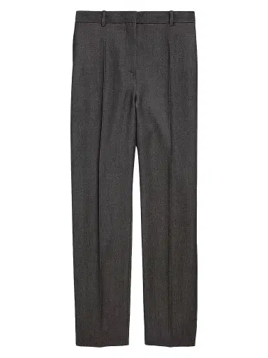Balenciaga Women's Fitted Tailored Pants - Dark Grey | Thumbnail 1 Balenciaga Women's Fitted Tailored Pants - Dark Grey | Thumbnail 1