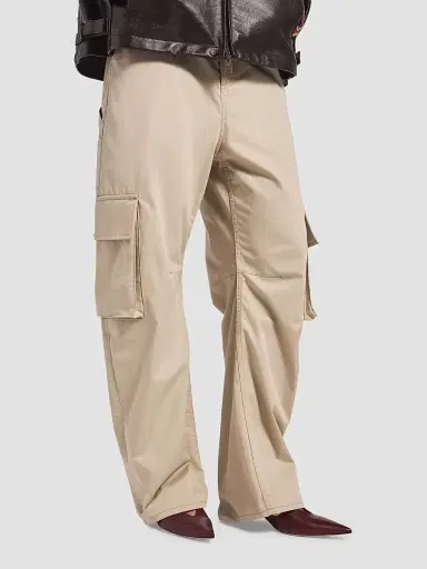 Balenciaga Women's Relaxed Cargo Pants - Beige | Thumbnail 2 Balenciaga Women's Relaxed Cargo Pants - Beige | Thumbnail 2