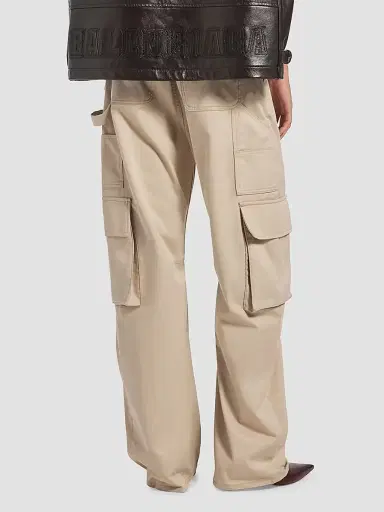 Balenciaga Women's Relaxed Cargo Pants - Beige | Thumbnail 4 Balenciaga Women's Relaxed Cargo Pants - Beige | Thumbnail 4