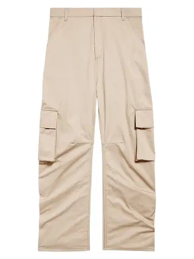 Balenciaga Women's Relaxed Cargo Pants - Beige | Thumbnail 1 Balenciaga Women's Relaxed Cargo Pants - Beige | Thumbnail 1