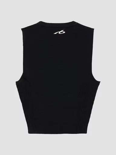 Balenciaga Women's Techwear Cropped Tank Top - Black | Thumbnail 2 Balenciaga Women's Techwear Cropped Tank Top - Black | Thumbnail 2