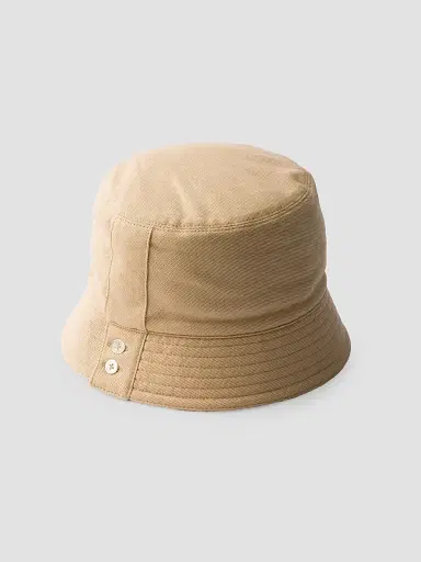 Prada Men's Old Piqué Bucket Hat - Beige Khaki - Size XXL | Thumbnail 2 Prada Men's Old Piqué Bucket Hat - Beige Khaki - Size XXL | Thumbnail 2