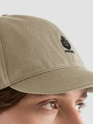 Prada Men's Old Gabardine Baseball Cap - Beige - Size XL | Thumbnail 2 Prada Men's Old Gabardine Baseball Cap - Beige - Size XL | Thumbnail 2