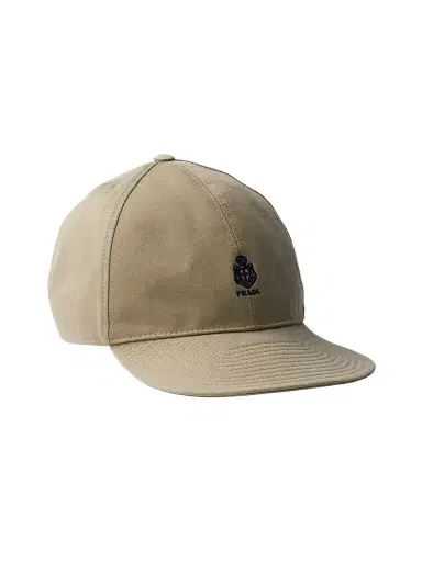 Prada Men's Old Gabardine Baseball Cap - Beige - Size XL | Thumbnail 1 Prada Men's Old Gabardine Baseball Cap - Beige - Size XL | Thumbnail 1
