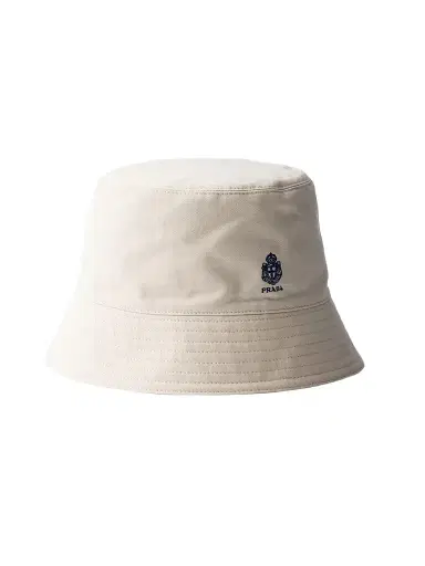 Prada Men's Old Gabardine Bucket Hat - Beige Khaki - Size XL | Thumbnail 1 Prada Men's Old Gabardine Bucket Hat - Beige Khaki - Size XL | Thumbnail 1