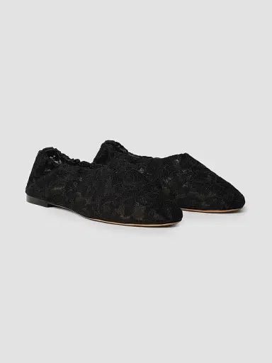 Odissì Women's Aicha Lace Ballerina Flats - Black - Size 11 | Thumbnail 3 Odissì Women's Aicha Lace Ballerina Flats - Black - Size 11 | Thumbnail 3