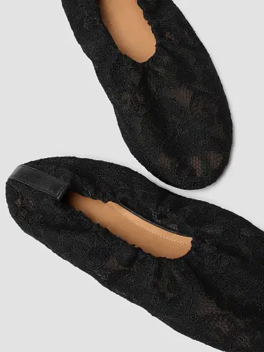 Odissì Women's Aicha Lace Ballerina Flats - Black - Size 11 | Thumbnail 5 Odissì Women's Aicha Lace Ballerina Flats - Black - Size 11 | Thumbnail 5