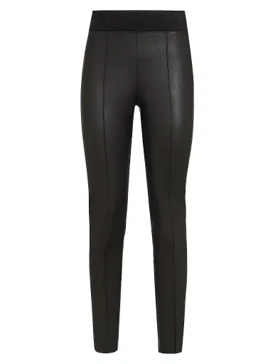 Brunello Cucinelli Women's Stretch Nappa Leather Leggings | Thumbnail 1 Brunello Cucinelli Women's Stretch Nappa Leather Leggings | Thumbnail 1