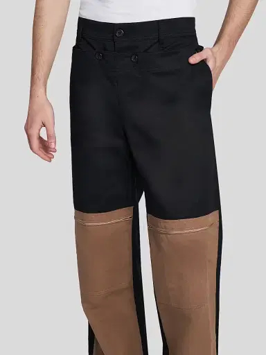 Marni Men's Contrast Trim Technical Gabardine Cargo Pants | Thumbnail 5 Marni Men's Contrast Trim Technical Gabardine Cargo Pants | Thumbnail 5