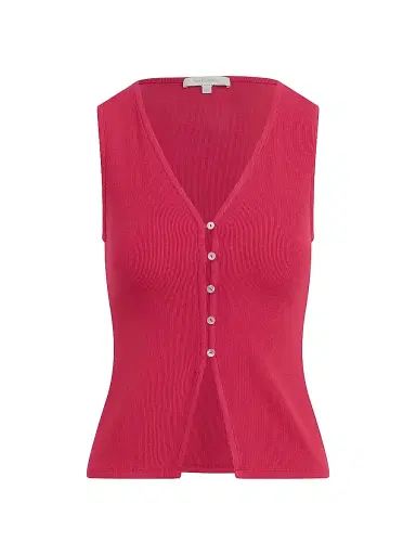 Favorite Daughter Women's The Good Luck Top - Raspberry - Size Large | Thumbnail 1 Favorite Daughter Women's The Good Luck Top - Raspberry - Size Large | Thumbnail 1