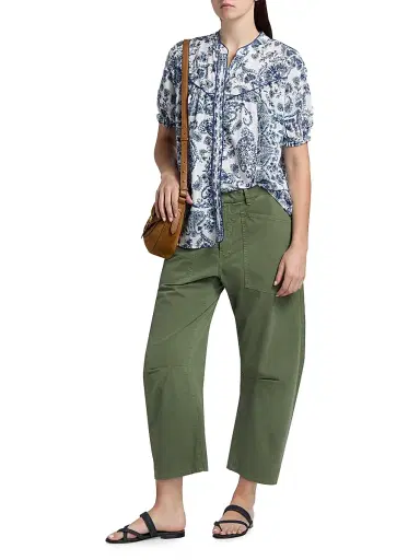 Johnny Was Women's Jaden Western Shirred Yoke Blouse - Jaden | Thumbnail 2 Johnny Was Women's Jaden Western Shirred Yoke Blouse - Jaden | Thumbnail 2