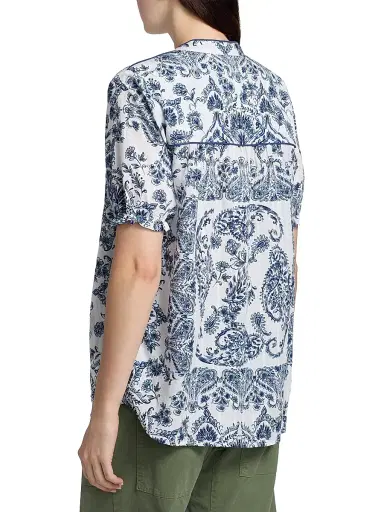 Johnny Was Women's Jaden Western Shirred Yoke Blouse - Jaden | Thumbnail 5 Johnny Was Women's Jaden Western Shirred Yoke Blouse - Jaden | Thumbnail 5