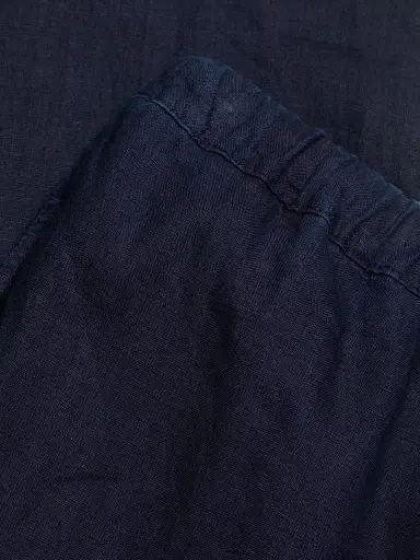 FRAME Men's Linen Drawstring Straight-Leg Pants - Rinse | Thumbnail 7 FRAME Men's Linen Drawstring Straight-Leg Pants - Rinse | Thumbnail 7
