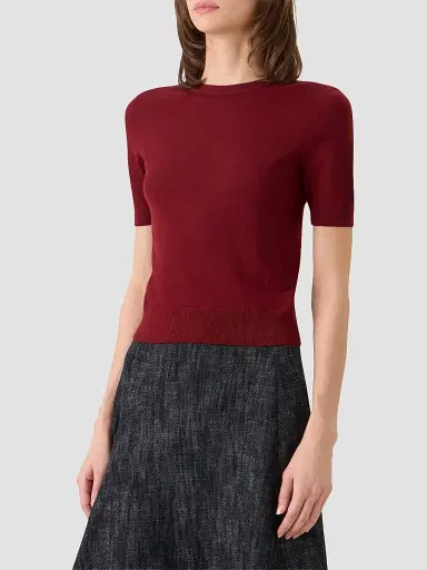 Akris punto Women's Relaxed Wool T-Shirt | Thumbnail 6 Akris punto Women's Relaxed Wool T-Shirt | Thumbnail 6