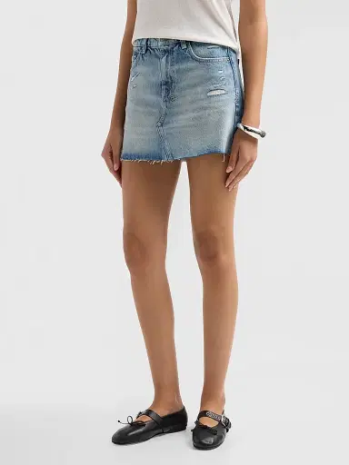 Ksubi Women's Higher Than Heaven Manhattan Denim Mini Skirt - Denim - Size 30 | Thumbnail 4 Ksubi Women's Higher Than Heaven Manhattan Denim Mini Skirt - Denim - Size 30 | Thumbnail 4