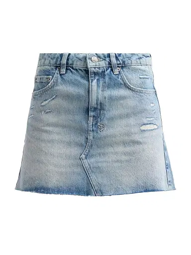 Ksubi Women's Higher Than Heaven Manhattan Denim Mini Skirt - Denim - Size 30 | Thumbnail 1 Ksubi Women's Higher Than Heaven Manhattan Denim Mini Skirt - Denim - Size 30 | Thumbnail 1