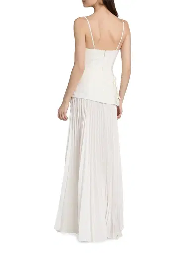 Acler Women's Forever Young Avision Floral Appliqué Pleated Maxi Dress - | Thumbnail 5 Acler Women's Forever Young Avision Floral Appliqué Pleated Maxi Dress - | Thumbnail 5