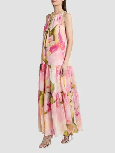 Acler Women's Forever Young Reeman Floral Maxi Dress - Garden Afternoon | Thumbnail 4 Acler Women's Forever Young Reeman Floral Maxi Dress - Garden Afternoon | Thumbnail 4