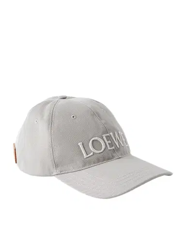Loewe Leather-Trimmed Cotton Baseball Cap - Men | Thumbnail 1 Loewe Leather-Trimmed Cotton Baseball Cap - Men | Thumbnail 1