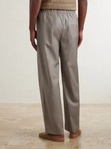 Frescobol Carioca Luan Straight-Leg Wool Drawstring Trousers - Men | Thumbnail 4 Frescobol Carioca Luan Straight-Leg Wool Drawstring Trousers - Men | Thumbnail 4