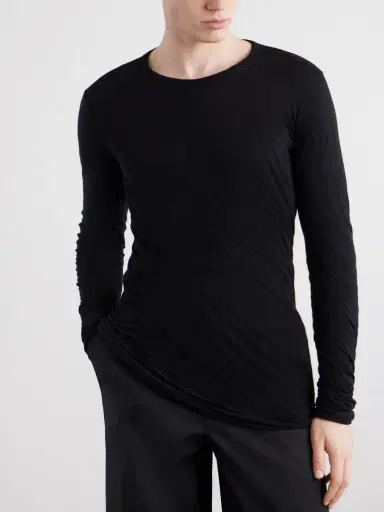 Rick Owens Double Cotton T-Shirt - Men | Thumbnail 3 Rick Owens Double Cotton T-Shirt - Men | Thumbnail 3