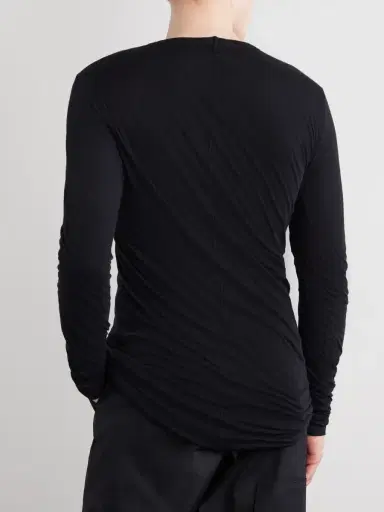 Rick Owens Double Cotton T-Shirt - Men | Thumbnail 4 Rick Owens Double Cotton T-Shirt - Men | Thumbnail 4