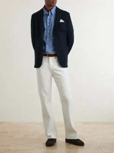 Slowear Wool-Blend Jersey Blazer - Men | Thumbnail 2 Slowear Wool-Blend Jersey Blazer - Men | Thumbnail 2