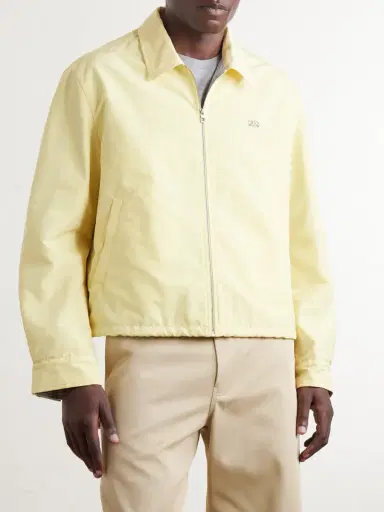 Loewe Logo-Embroidered Cotton-Blend Jacket - Men | Thumbnail 3 Loewe Logo-Embroidered Cotton-Blend Jacket - Men | Thumbnail 3