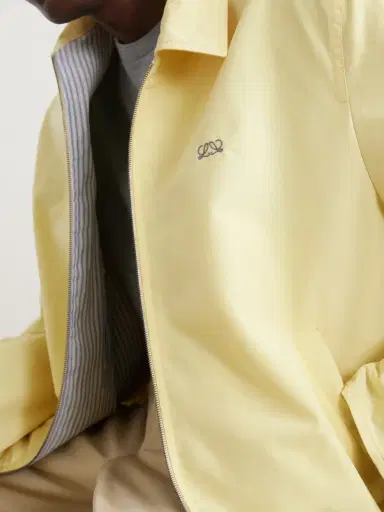 Loewe Logo-Embroidered Cotton-Blend Jacket - Men | Thumbnail 5 Loewe Logo-Embroidered Cotton-Blend Jacket - Men | Thumbnail 5